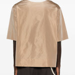 Top con applicazioni floreali in marrone Simone rocha - uomo 