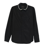 Camicia con decorazione di perline in nero Simone rocha - uomo 
