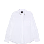 Camicia con decorazione di cristalli in bainco Simone rocha - uomo 