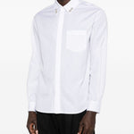 Camicia con decorazione di cristalli in bainco Simone rocha - uomo 