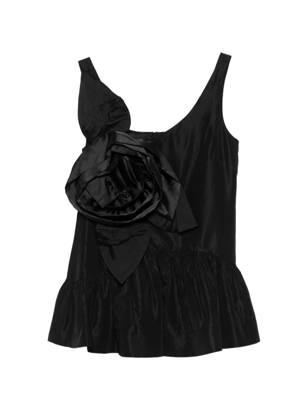 Top con applicazione a fiori in nero Simone rocha - donna 