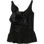 Top con applicazione a fiori in nero Simone rocha - donna 