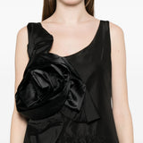 Top con applicazione a fiori in nero Simone rocha - donna 