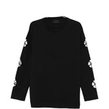 T-shirt a manica lunga con taglio in nero Simone rocha - uomo 