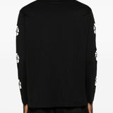 T-shirt a manica lunga con taglio in nero Simone rocha - uomo 