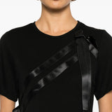 T-shirt con fiocco in nero Simone Rocha - donna 