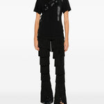 T-shirt con fiocco in nero Simone Rocha - donna 