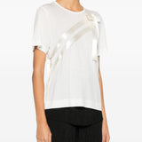 T-shirt con fiocco in bianco Simone rocha - donna 