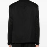 Giacca monopetto con applicazioni floreale in nero Simone rocha - donna 