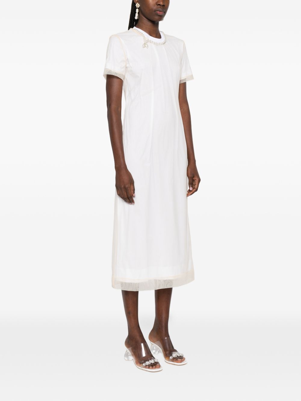 Abito con decorazione in bianco Simone Rocha - donna 