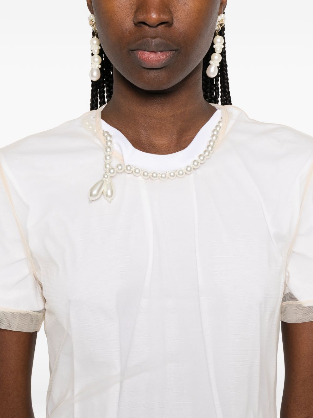 Abito con decorazione in bianco Simone Rocha - donna 