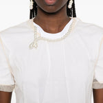 Abito con decorazione in bianco Simone Rocha - donna 