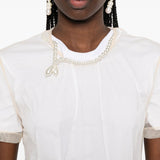 Abito con decorazione in bianco Simone Rocha - donna 