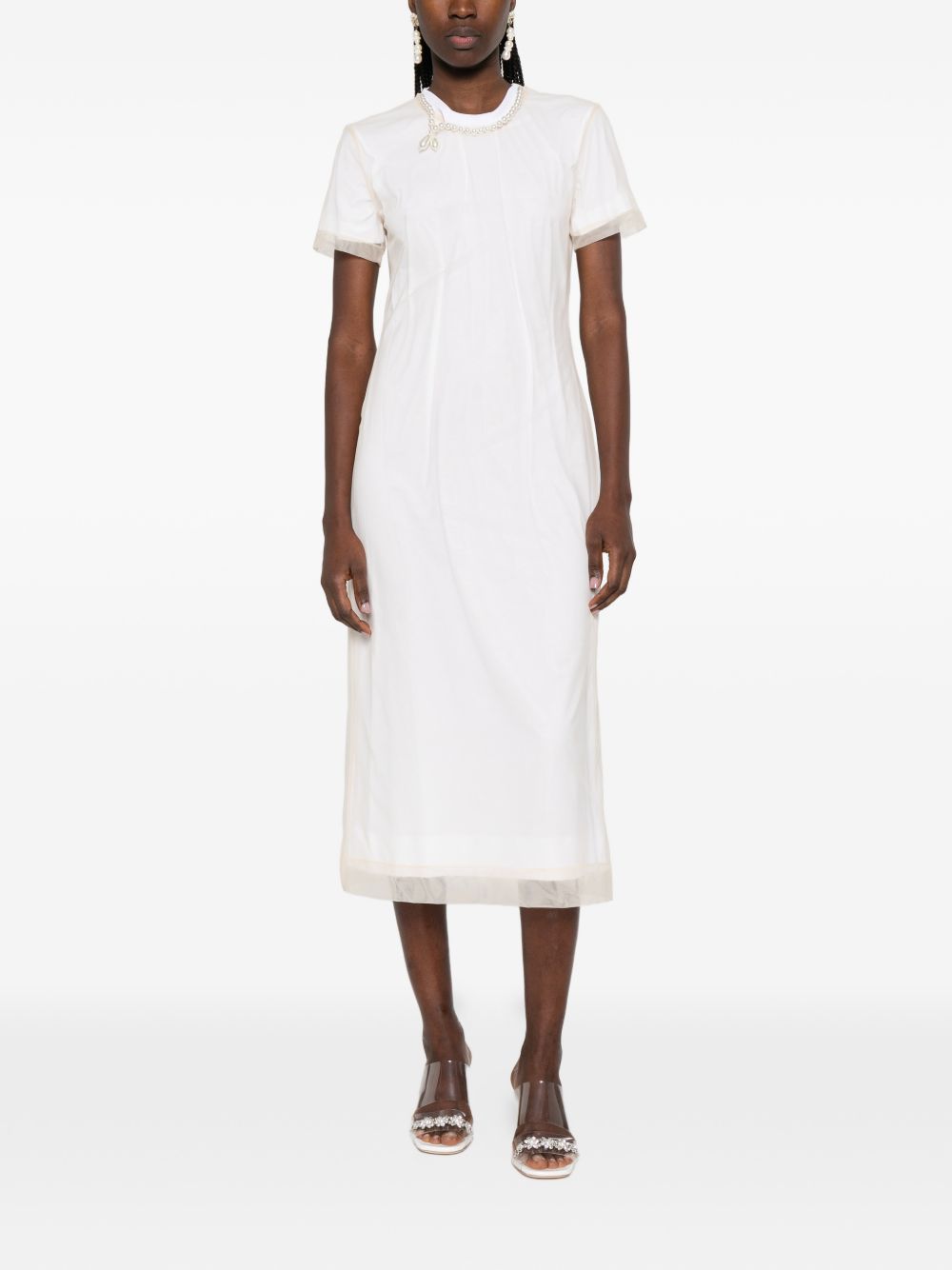 Abito con decorazione in bianco Simone Rocha - donna 