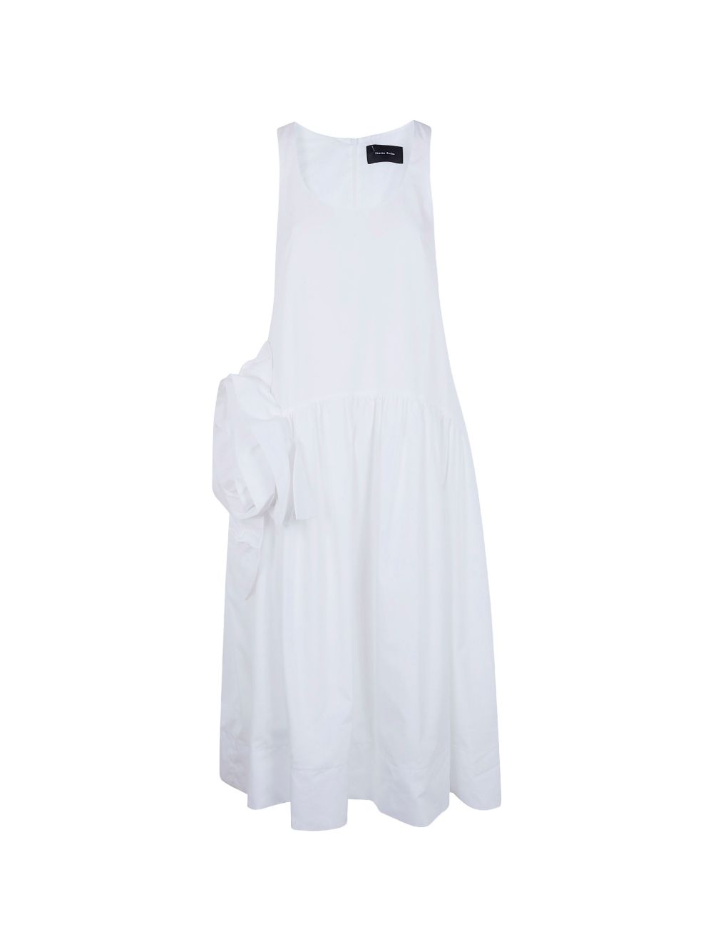Abito midi smanicato in bianco Simone Rocha - donna 