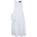Abito midi smanicato in bianco Simone Rocha - donna 