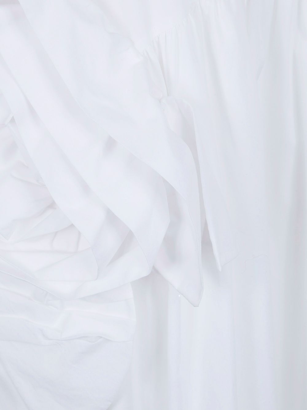 Abito midi smanicato in bianco Simone Rocha - donna 