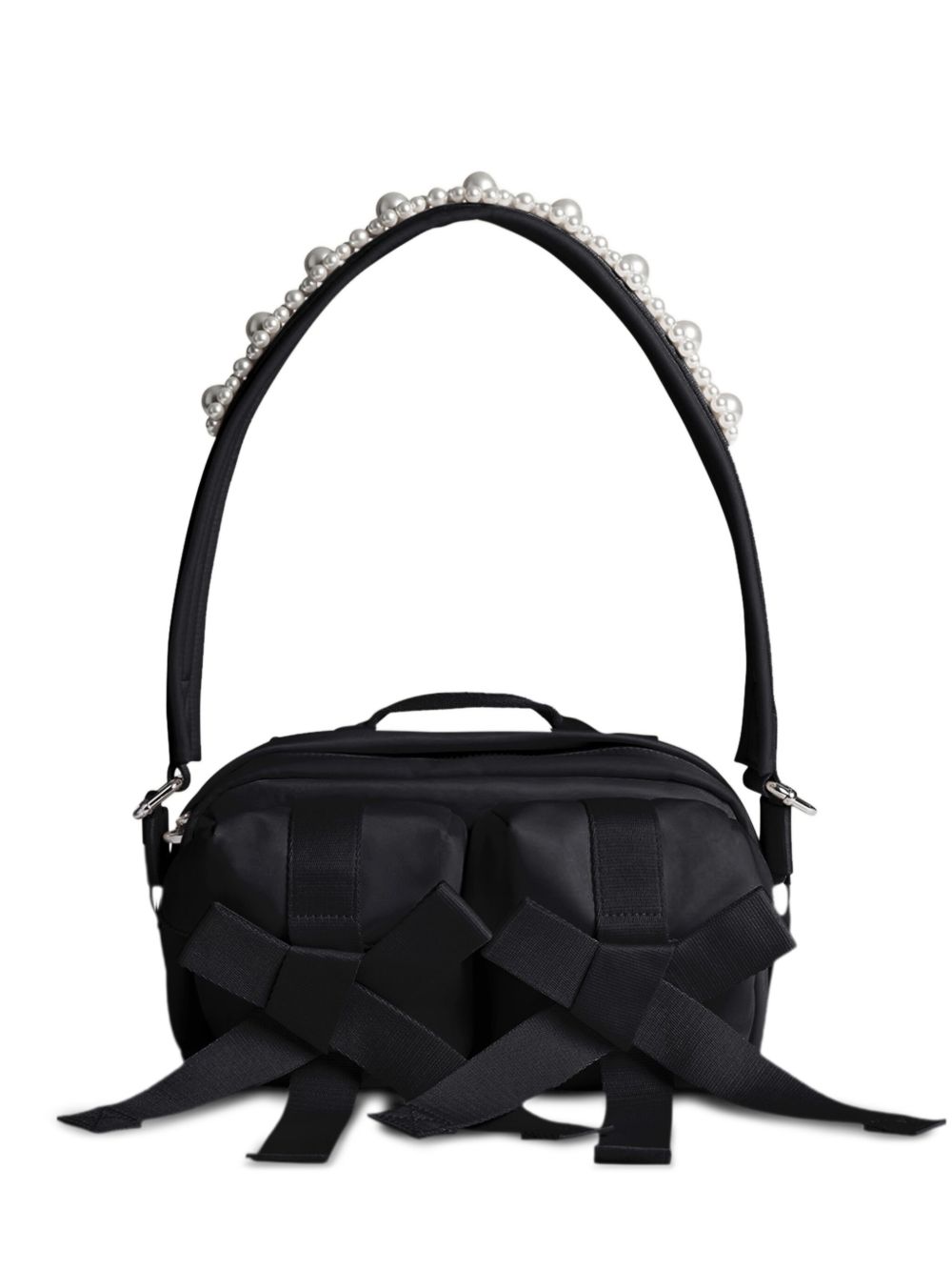 Borsa a tracolla Classic Bow in nero Simone Rocha - donna 