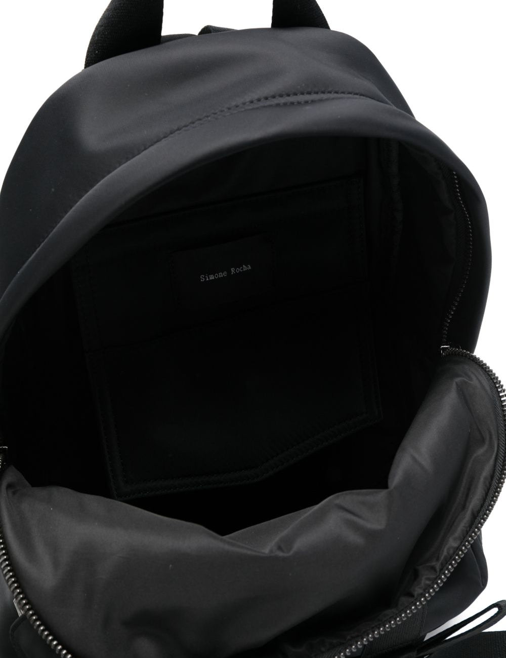 Zaino con applicazione a fiocchi in nero Simone rocha - donna 