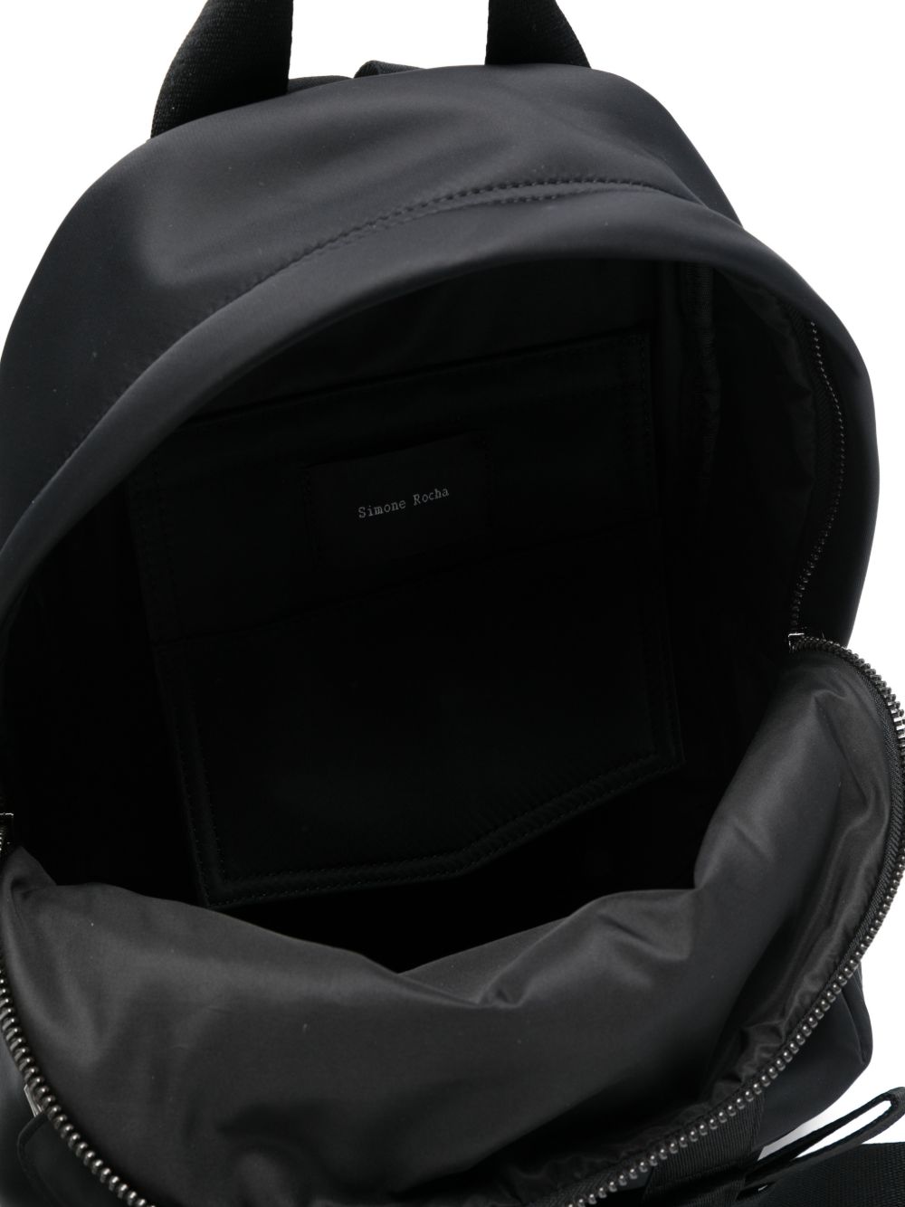 Zaino con applicazione a fiocchi in nero Simone rocha - donna 