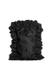 Clutch con ruches in nero Simone Rocha - donna