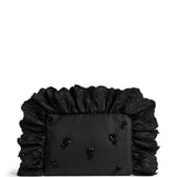 Clutch con ruches in nero Simone Rocha - donna 