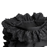 Clutch con ruches in nero Simone Rocha - donna 