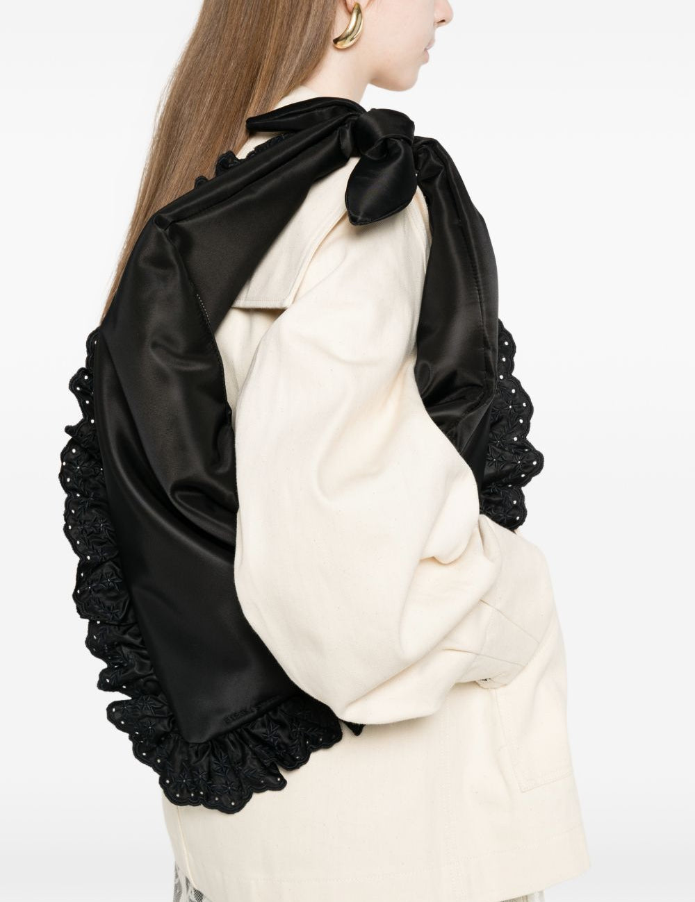 Borsa a spalla pillowcase in nero Simone rocha - donna 