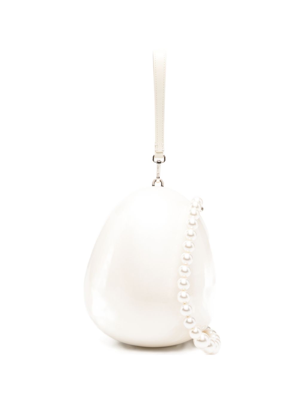 Borsa a mano egg grande in avorio Simone Rocha - donna 