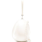 Borsa a mano egg grande in avorio Simone Rocha - donna 