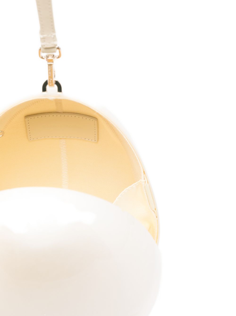 Borsa a mano egg grande in avorio Simone Rocha - donna 