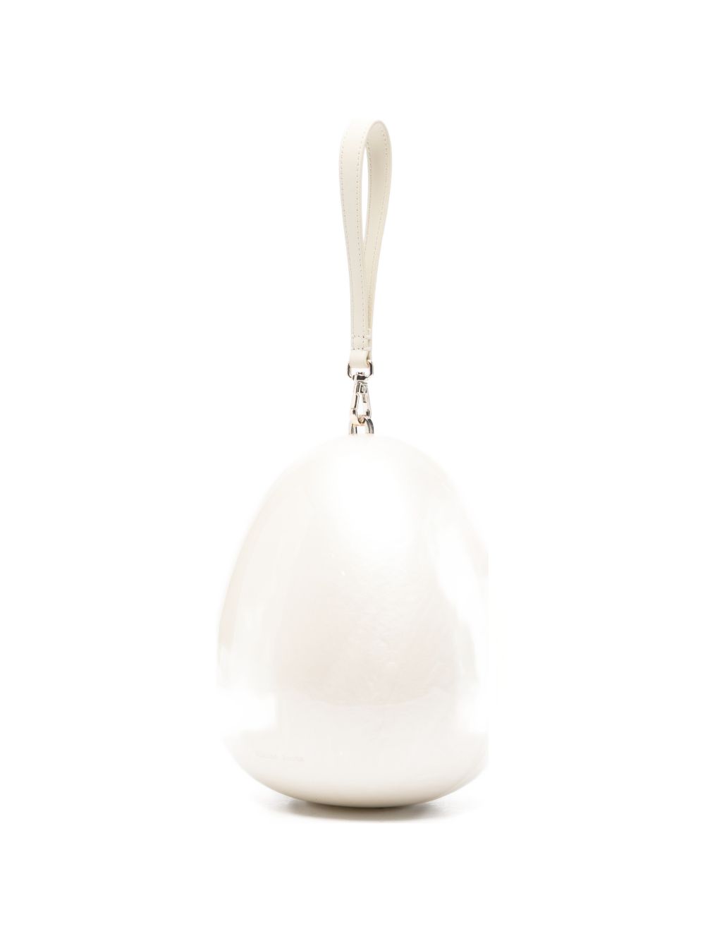 Borsa a mano egg grande in avorio Simone Rocha - donna 