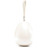 Borsa a mano egg grande in avorio Simone Rocha - donna 