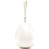 Borsa a mano egg grande in avorio Simone Rocha - donna 