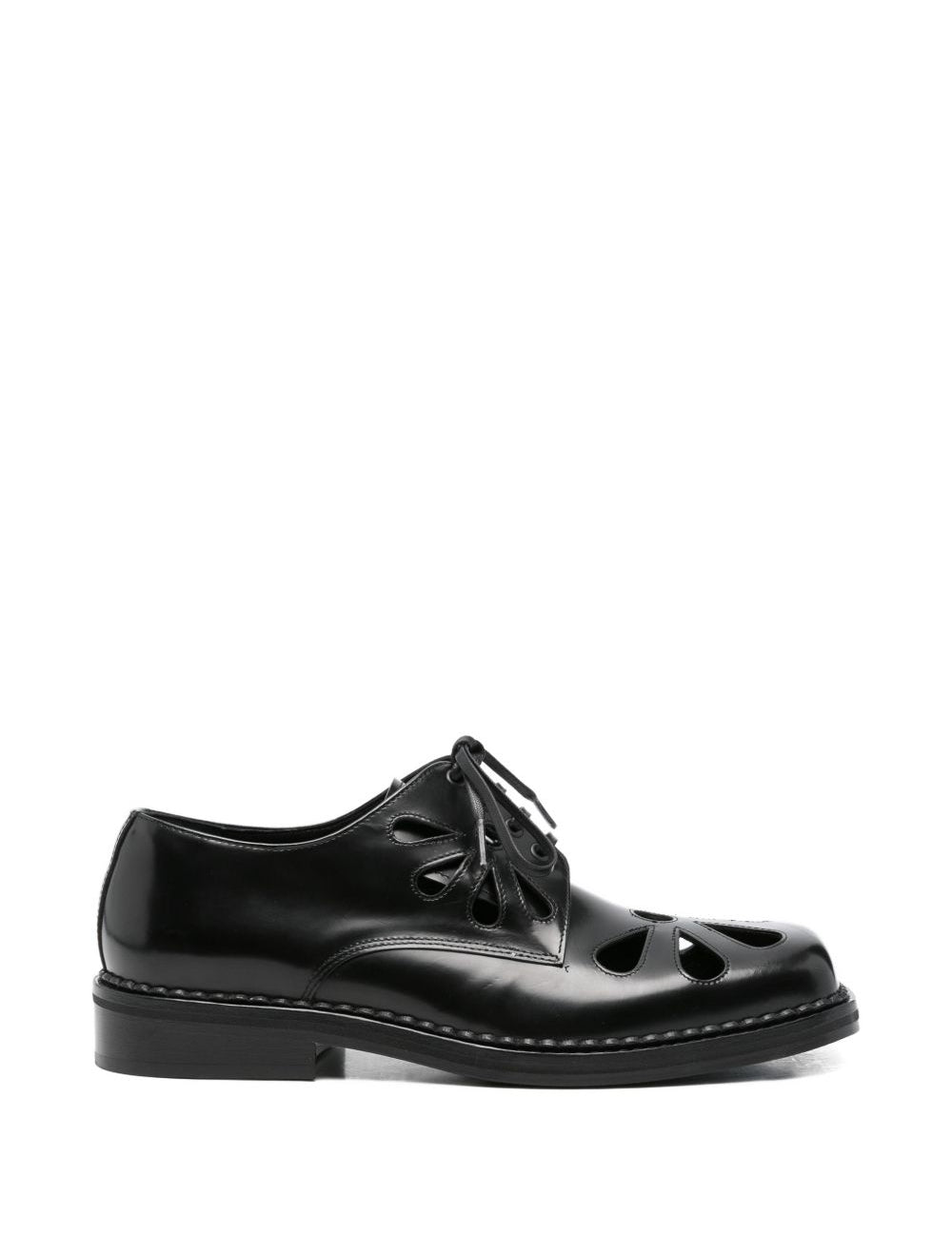 Derby con lacci in nero Simone rocha - uomo 