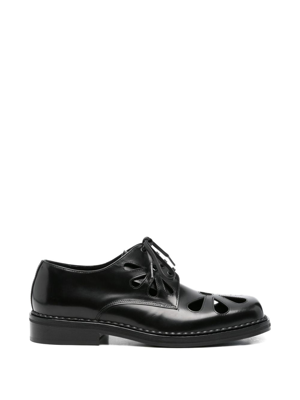 Derby con lacci in nero Simone rocha - uomo 