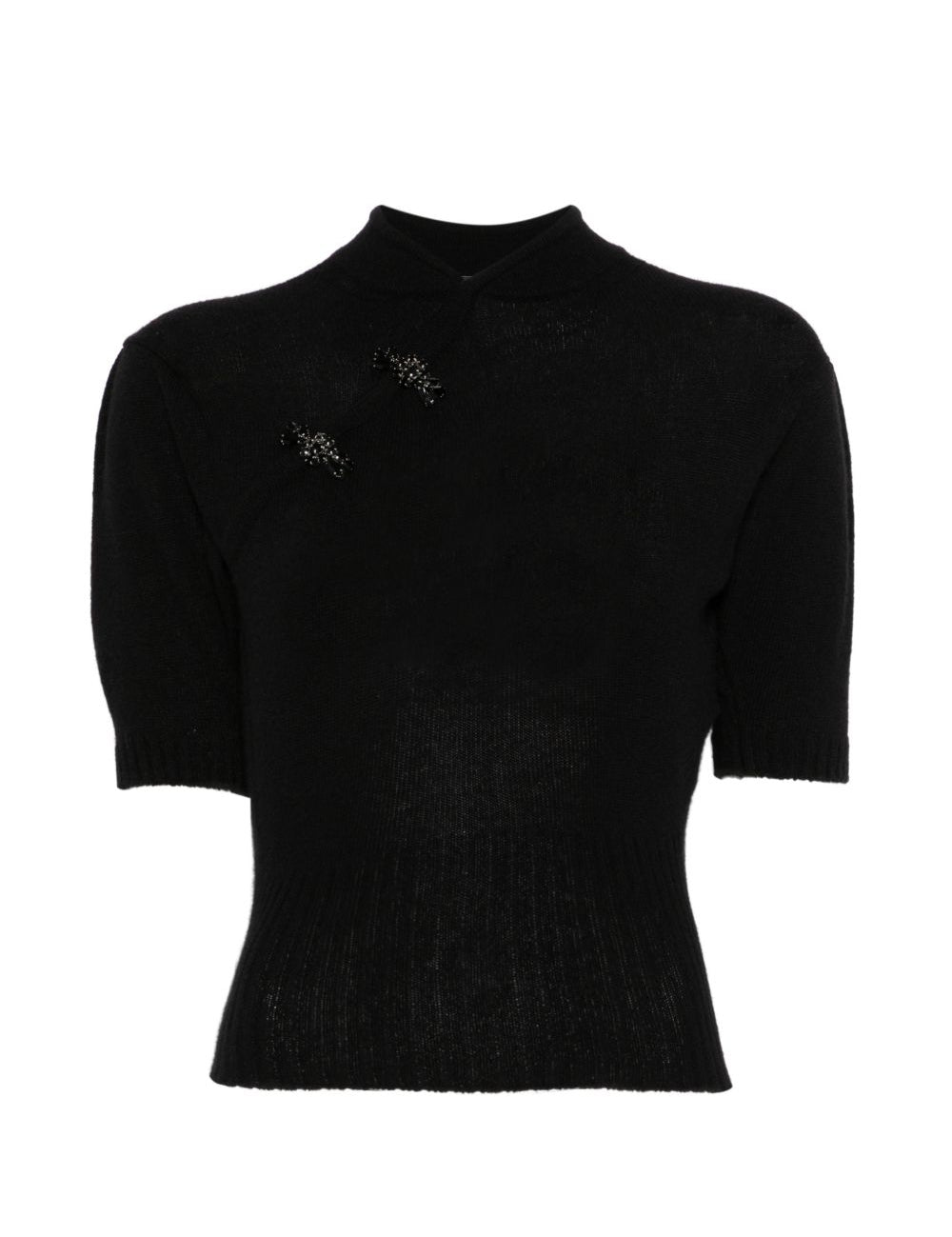 Top con decorazione in grigio Simone rocha - donna 