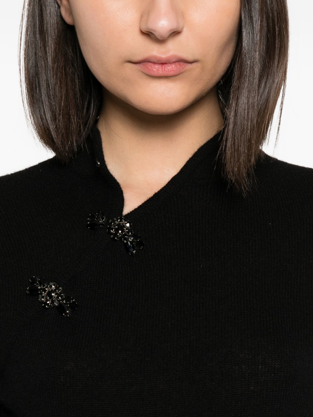 Top con decorazione in grigio Simone rocha - donna 