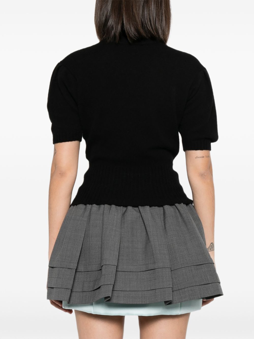 Top con decorazione in grigio Simone rocha - donna 