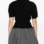 Top con decorazione in grigio Simone rocha - donna 