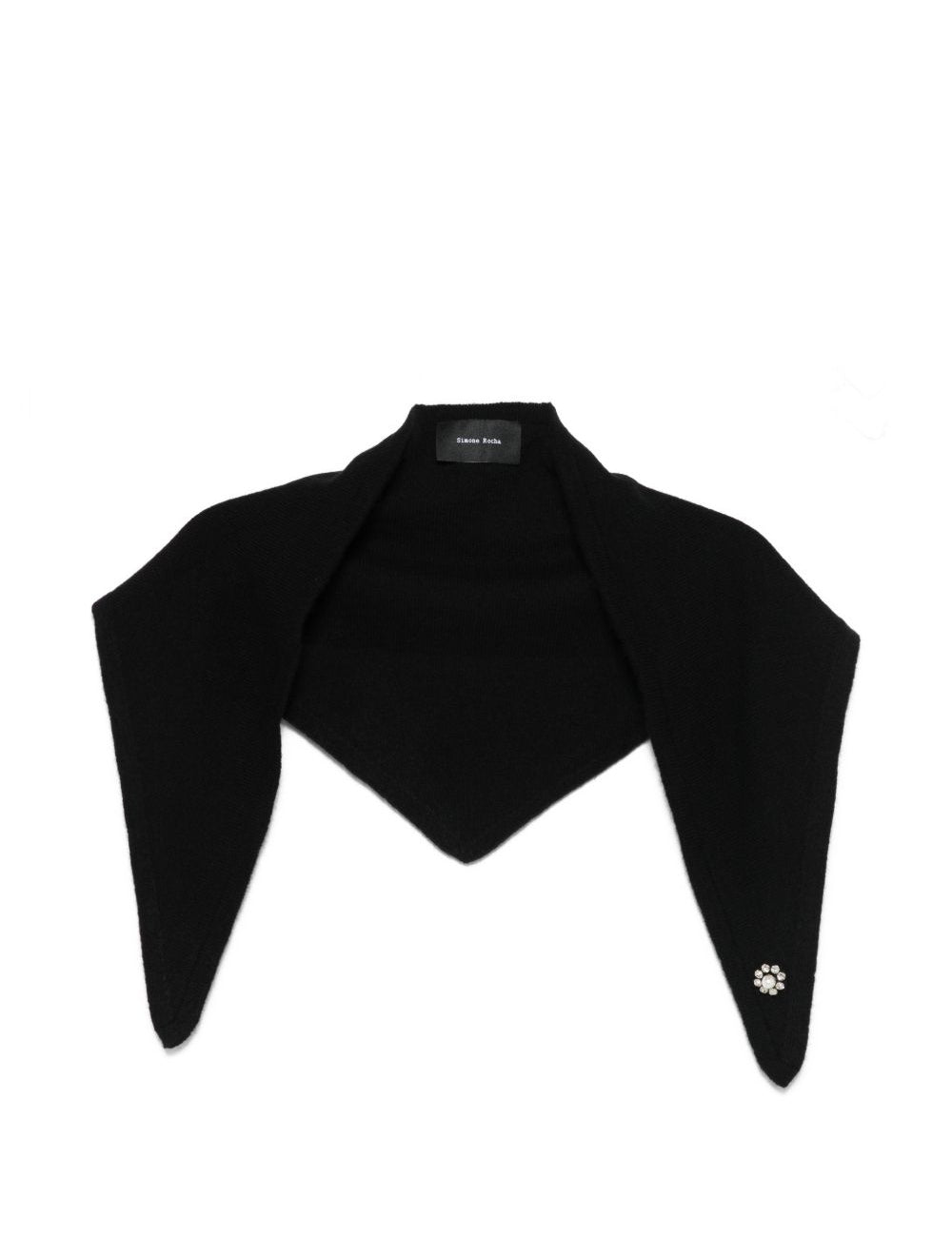 Sciarpa in cashmere in nero Simone rocha - donna 
