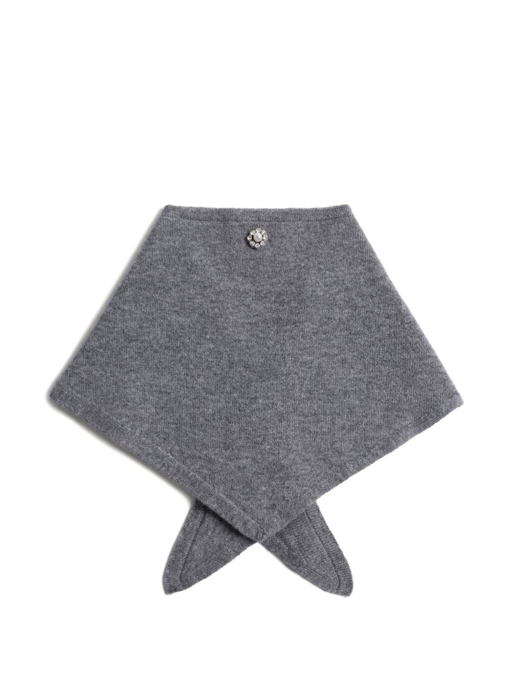 Sciarpa in cashmere in grigio Simone rocha - donna 