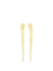 Orecchini a pendente con perline in oro Simone rocha - donna