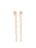 Orecchini a pendente con perline in rosa Simone rocha - donna