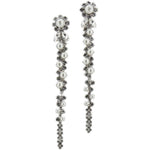Orecchini a fiore con cristalli in argento Simone rocha - donna 