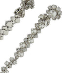Orecchini a fiore con cristalli in argento Simone rocha - donna 