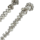 Orecchini a fiore con cristalli in argento Simone rocha - donna 