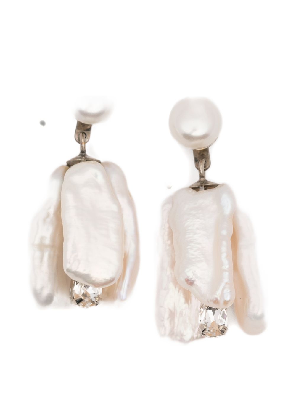 Orecchini bloom con perle e cristalli in bainco Simone rocha - donna 