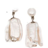 Orecchini bloom con perle e cristalli in bainco Simone rocha - donna 