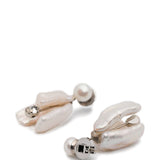 Orecchini bloom con perle e cristalli in bainco Simone rocha - donna 